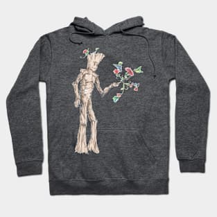 Groot with hummingbirds Hoodie